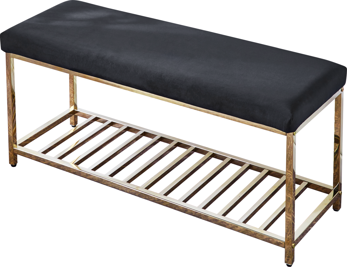 G82 Elegant Bench with Stainless Steel Base