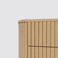 K001 OAK VENEER SIDE CABINET