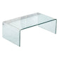 CT1027 Modern Clear Tempered Glass Coffee Table