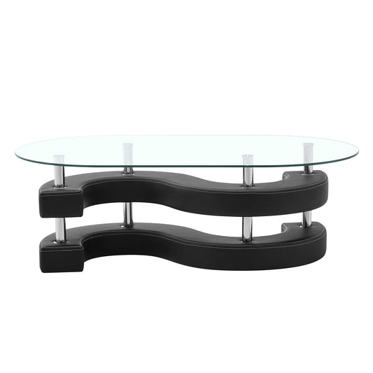 CT255 Oval Coffee Table with 2 Storage Stools