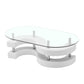 CT255 Oval Coffee Table with 2 Storage Stools