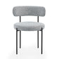 DC01 Stylish Granule Fabric Chairs Set of 2