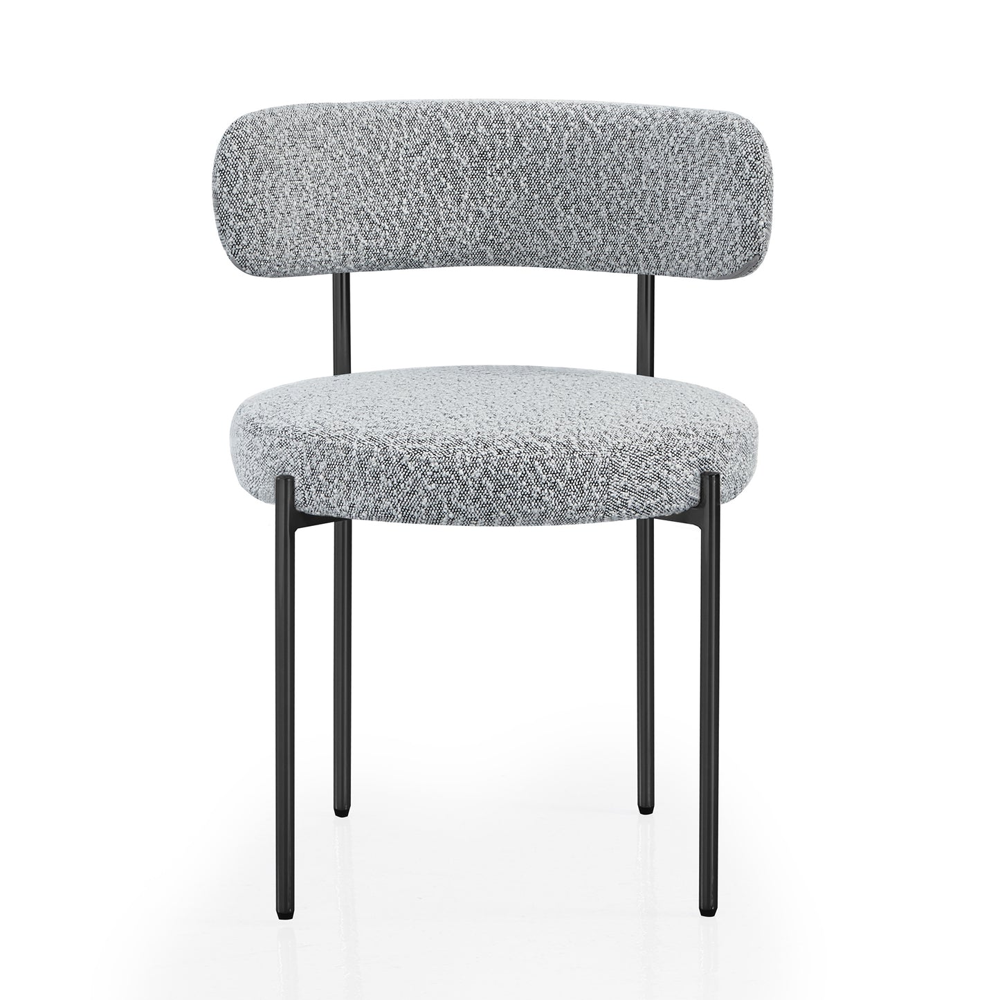 DC01 Stylish Granule Fabric Chairs Set of 2