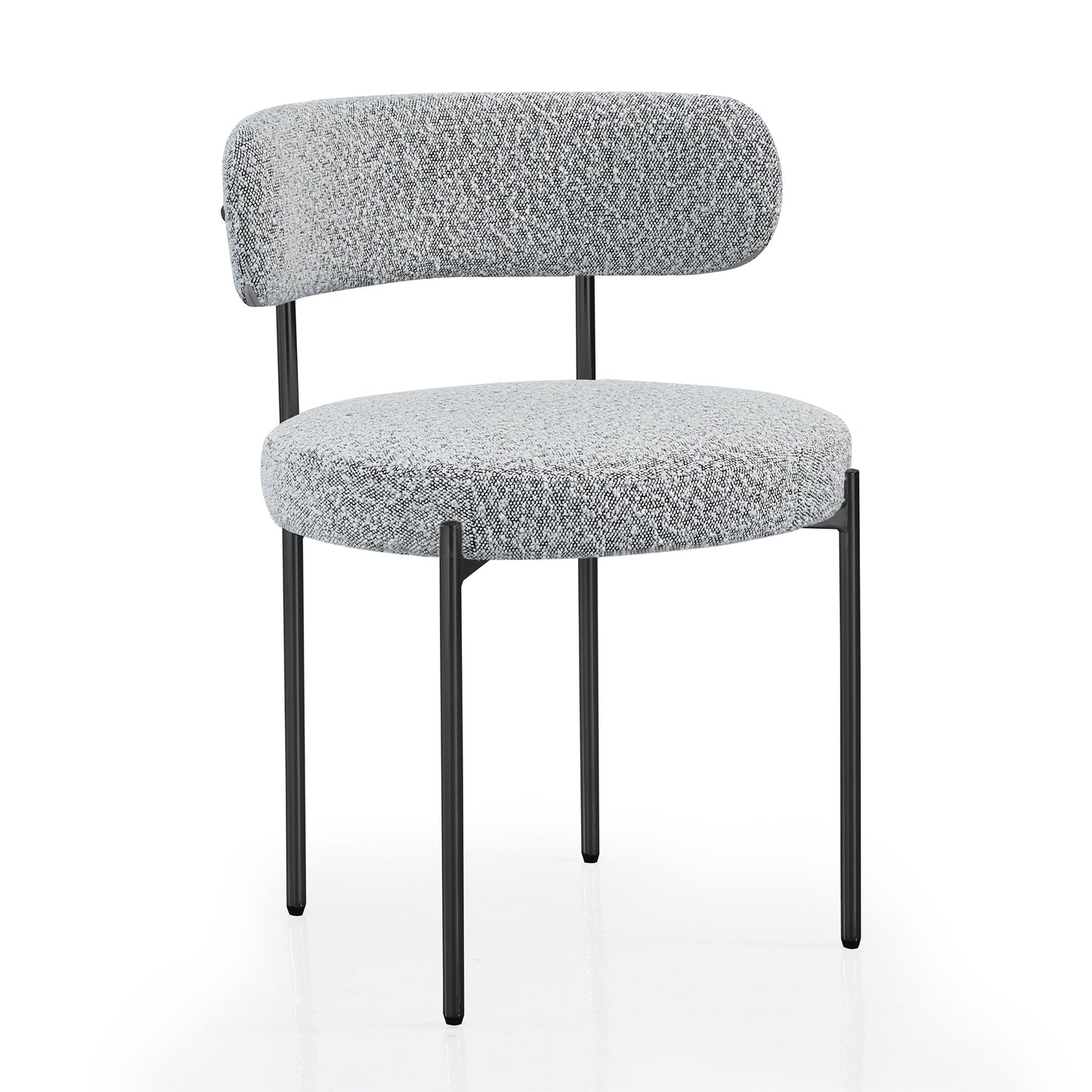 DC01 Stylish Granule Fabric Chairs Set of 2