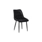 DC215 Set of 4 Leatherette/ Fabric Modern Dining Chairs