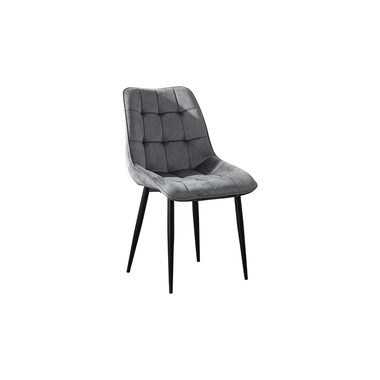 DC215 Set of 4 Leatherette/ Fabric Modern Dining Chairs