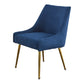 DC58 Set of 2 Elegant Dining Chair with Gold Finish Base