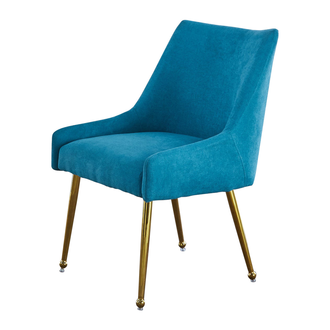 DC58 Set of 2 Elegant Dining Chair with Gold Finish Base