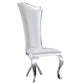 DCK99 Elegant Velvet & Leatherette Dining Chair Set of 2