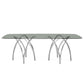 DT030 GLASS TOP DINING TABLE