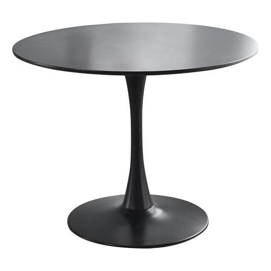 DT90 Printed Marble/ Metal Top Dining Table