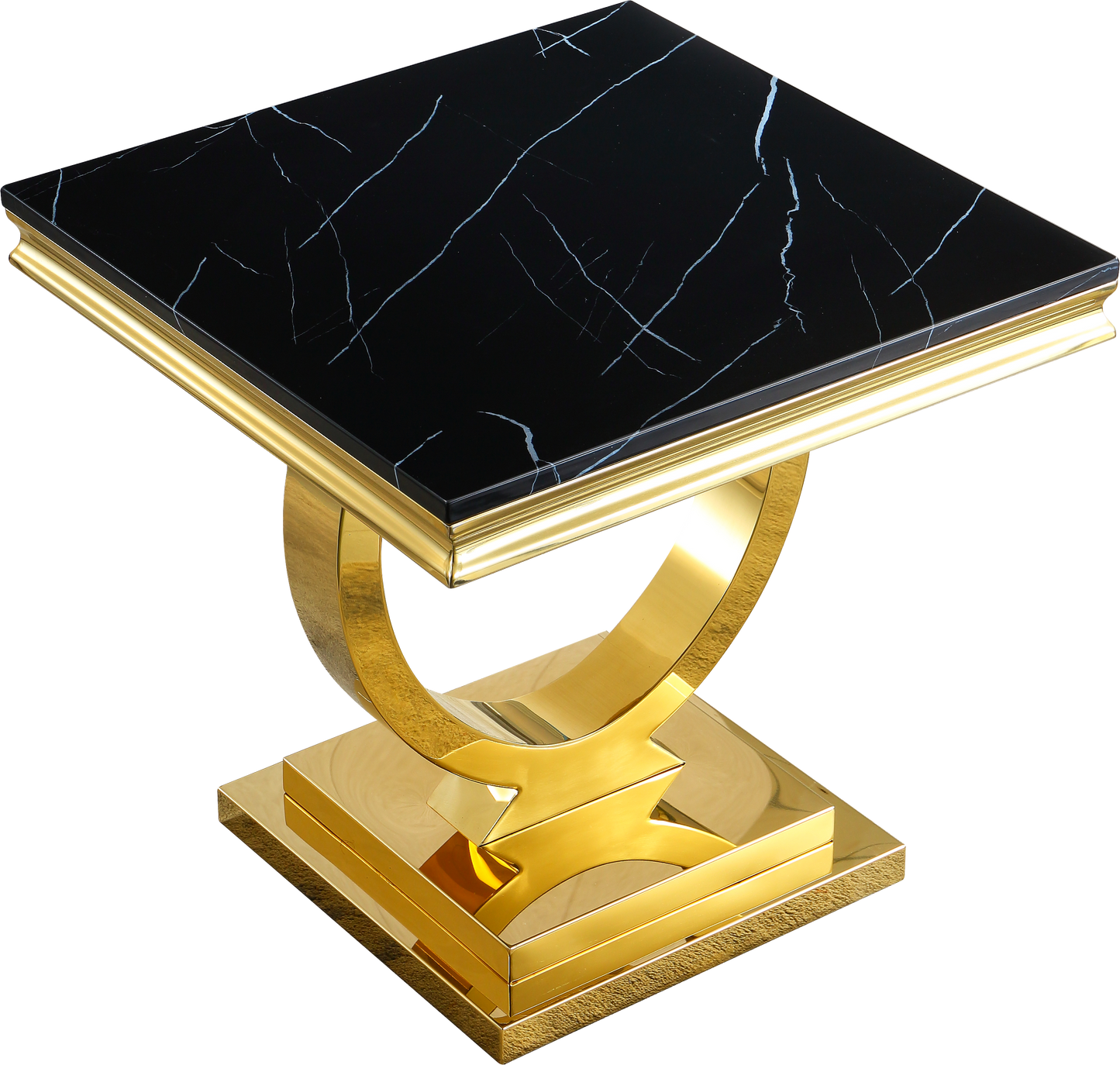 ET316 Solid Marble End Table