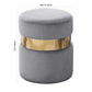 G03 Velvet Round Ottoman