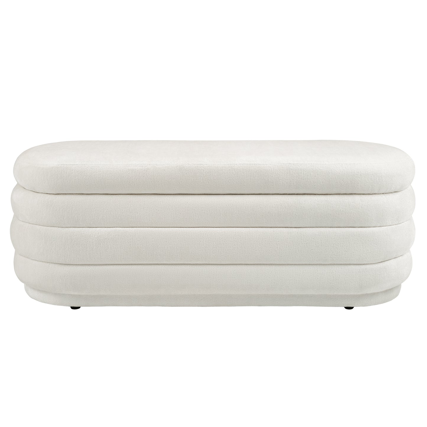 G61 Fabric Storage Bench with Plastic Legs