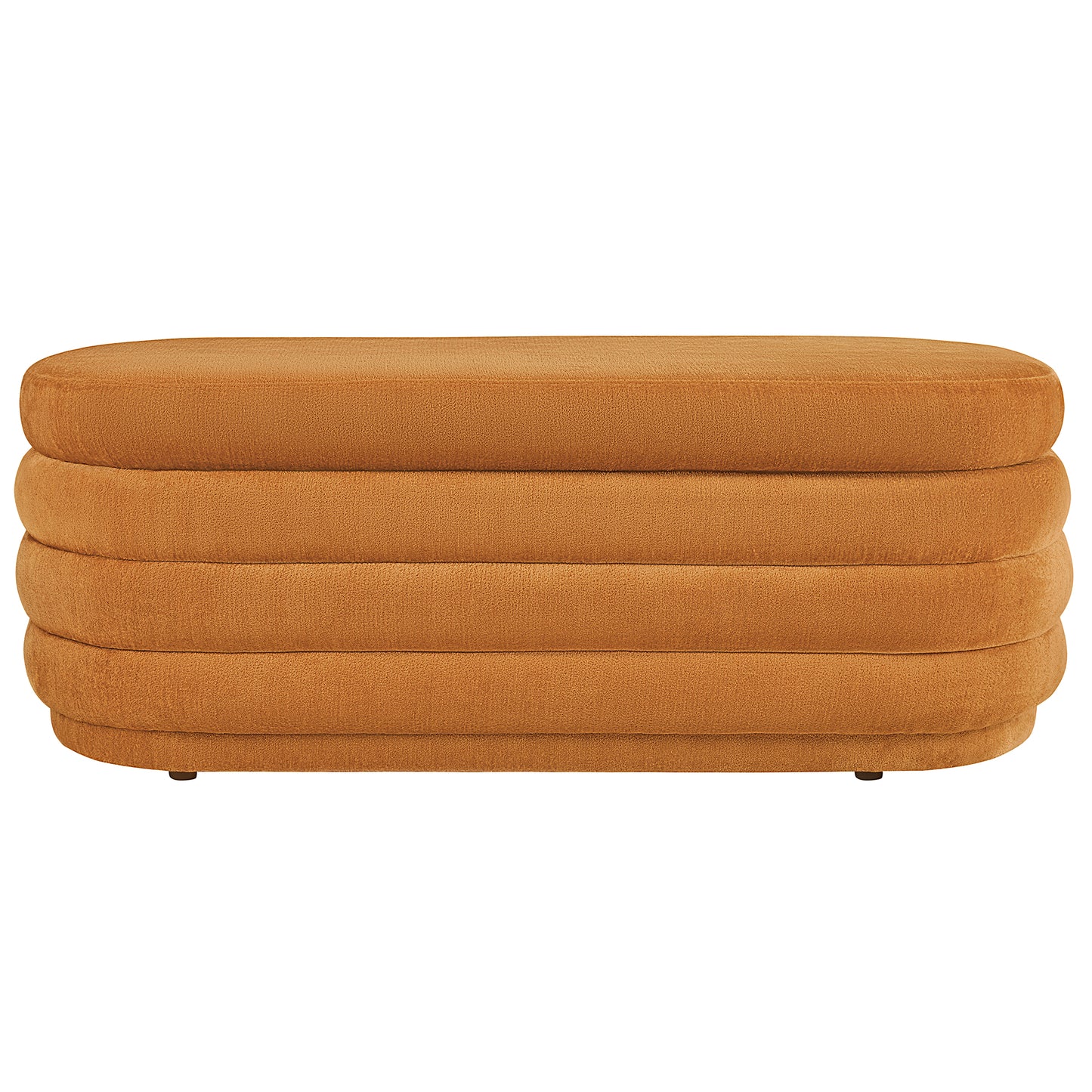 G61 Fabric Storage Bench with Plastic Legs