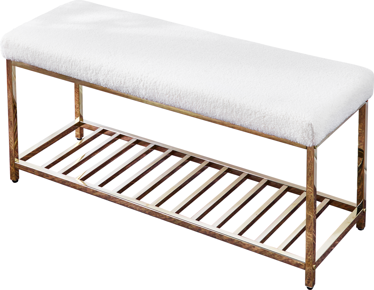 G82 Elegant Bench with Stainless Steel Base