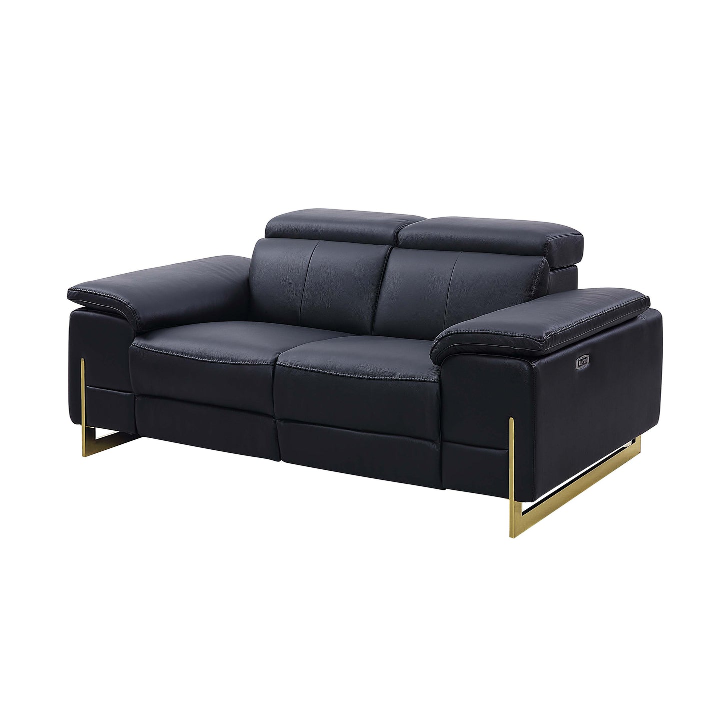 8048 Luxury Reclining Genuine Leather Loveseat/Sofa