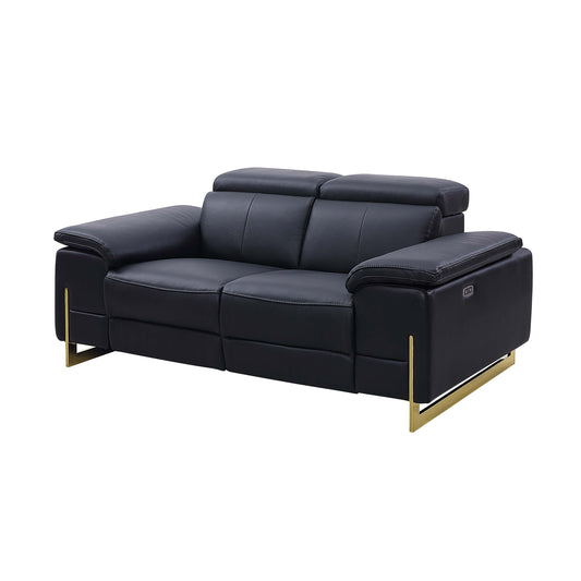 8048 Luxury Reclining Genuine Leather Loveseat/Sofa