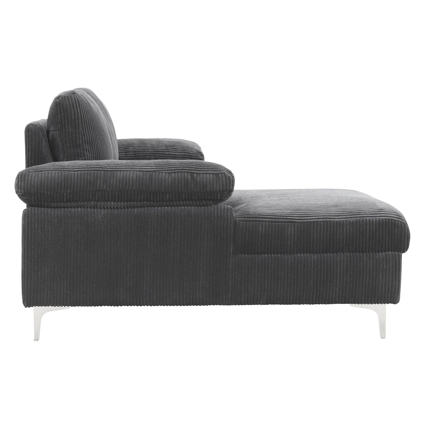 LSEC8036 Corduroy Left Corner Sectional Sofa