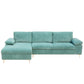 LSEC8036 Corduroy Left Corner Sectional Sofa