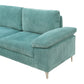 LSEC8036 Corduroy Left Corner Sectional Sofa