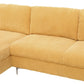 LSEC8036 Corduroy Left Corner Sectional Sofa