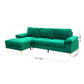 LSEC8036 Corduroy Left Corner Sectional Sofa
