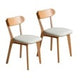 T001 OAK VENEER EXTENDABLE DINING TABLE & SET