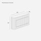 K001 OAK VENEER SIDE CABINET