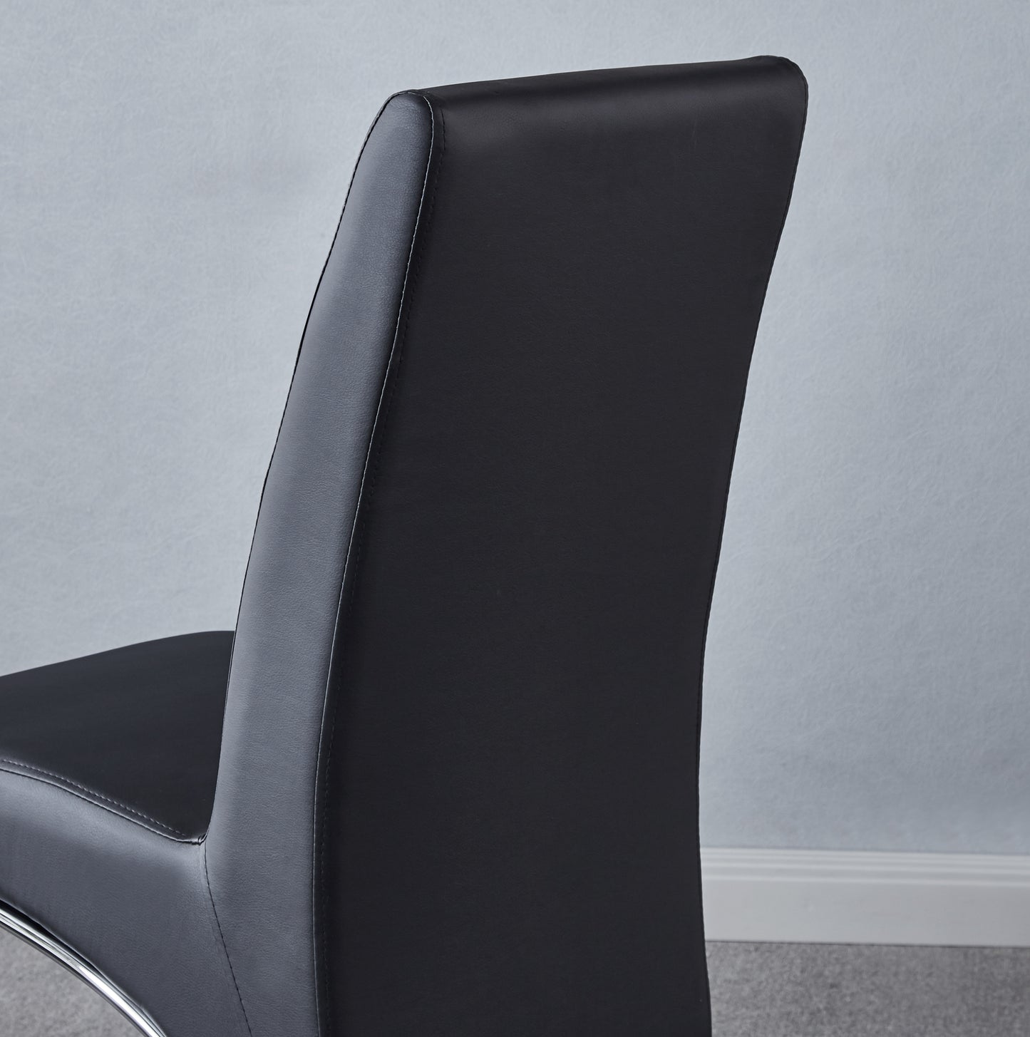 134 Set of 2 Leatherette Dining Chair