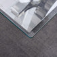 RDT315 Solid Marble/ Tempered Glass Top Rectangular Dining Table