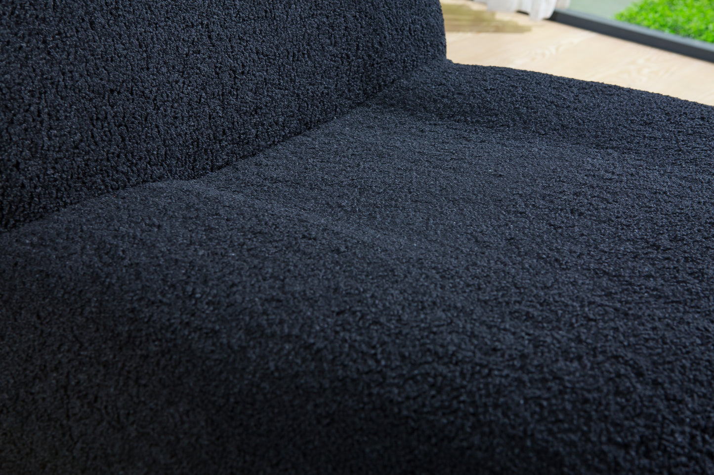 C601 Designer Boucle Swivel Barrel Chair