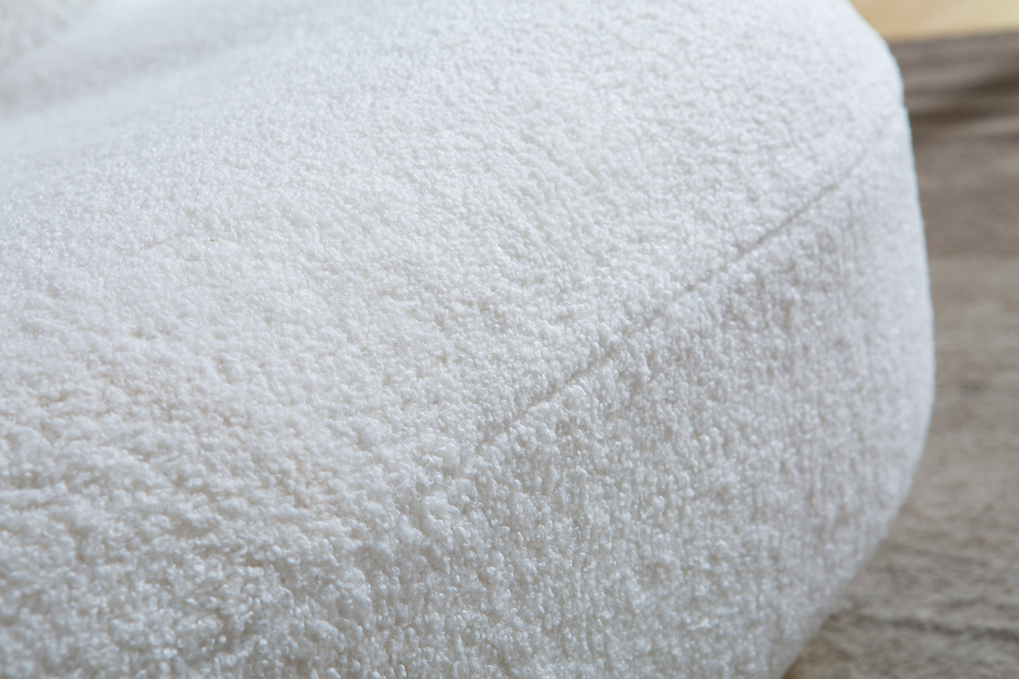 C601 Designer Boucle Swivel Barrel Chair