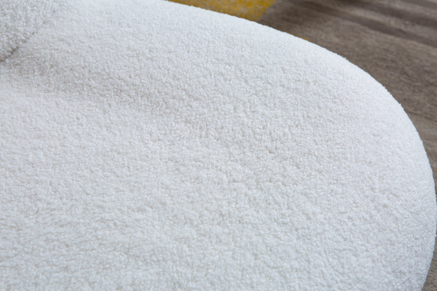 C601 Designer Boucle Swivel Barrel Chair