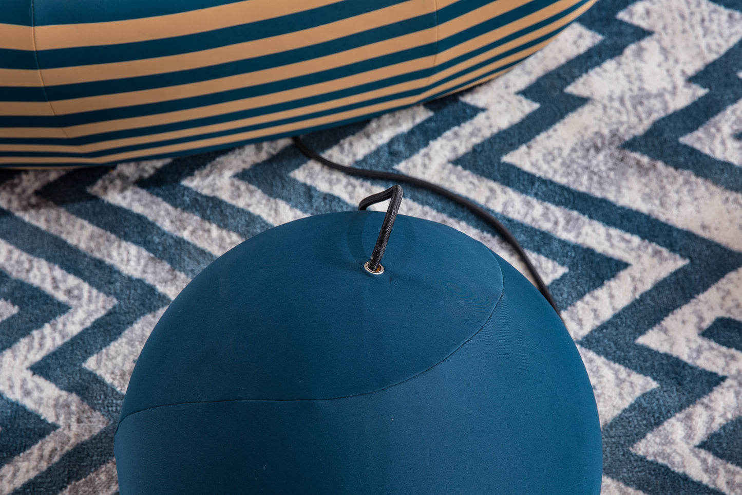 C610L Italian Designer Barrel Chair with Ottoman