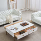 CT001 Elegant White Coffee Table