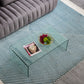CT1027 Modern Clear Tempered Glass Coffee Table