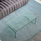 CT1027 Modern Clear Tempered Glass Coffee Table