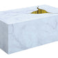 CT1040 Elegant Marble-Print Coffee Table