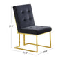 DCK69 Set of 2 Velvet Dining Chair