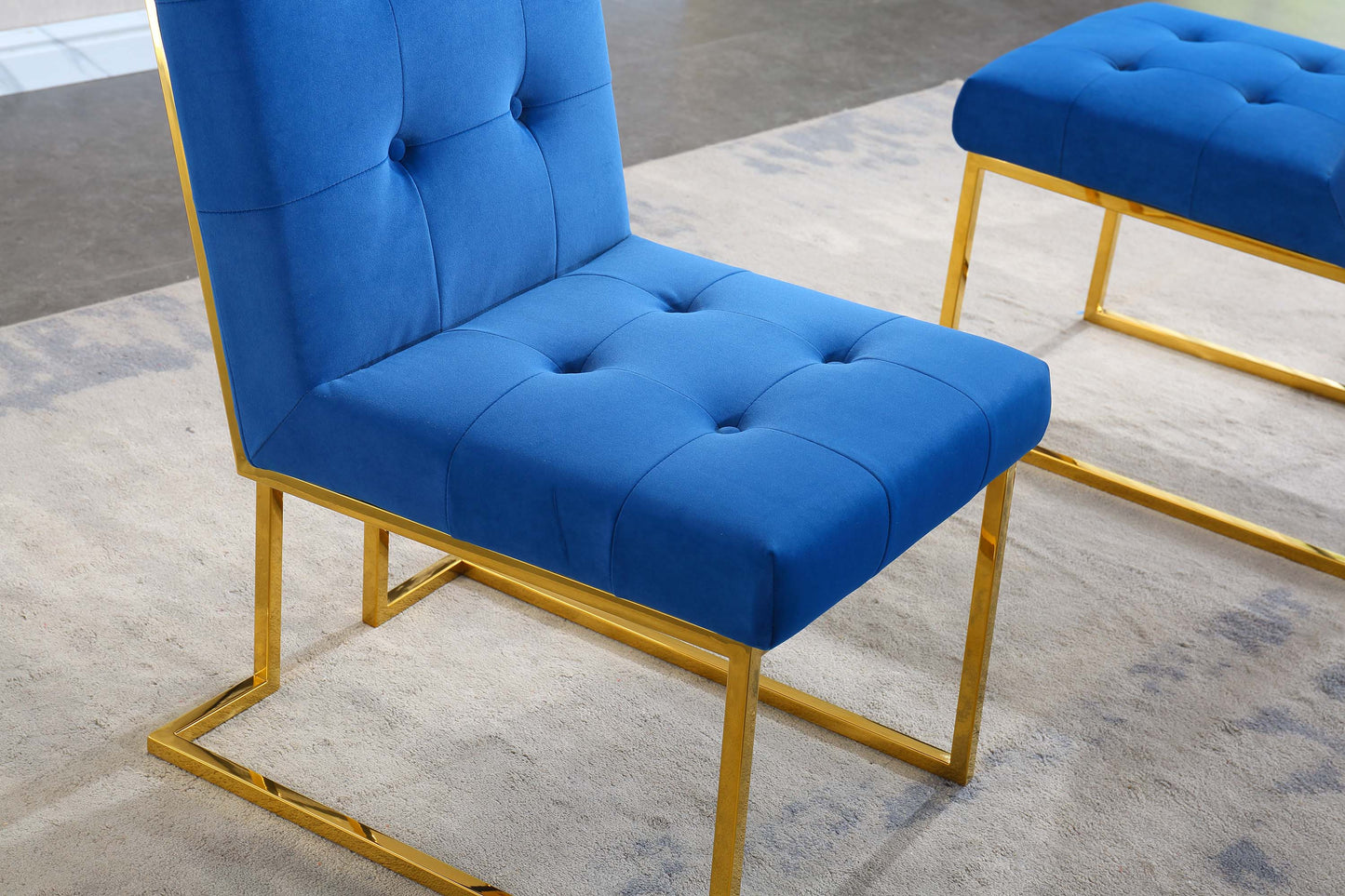 DCK69 Set of 2 Velvet Dining Chair