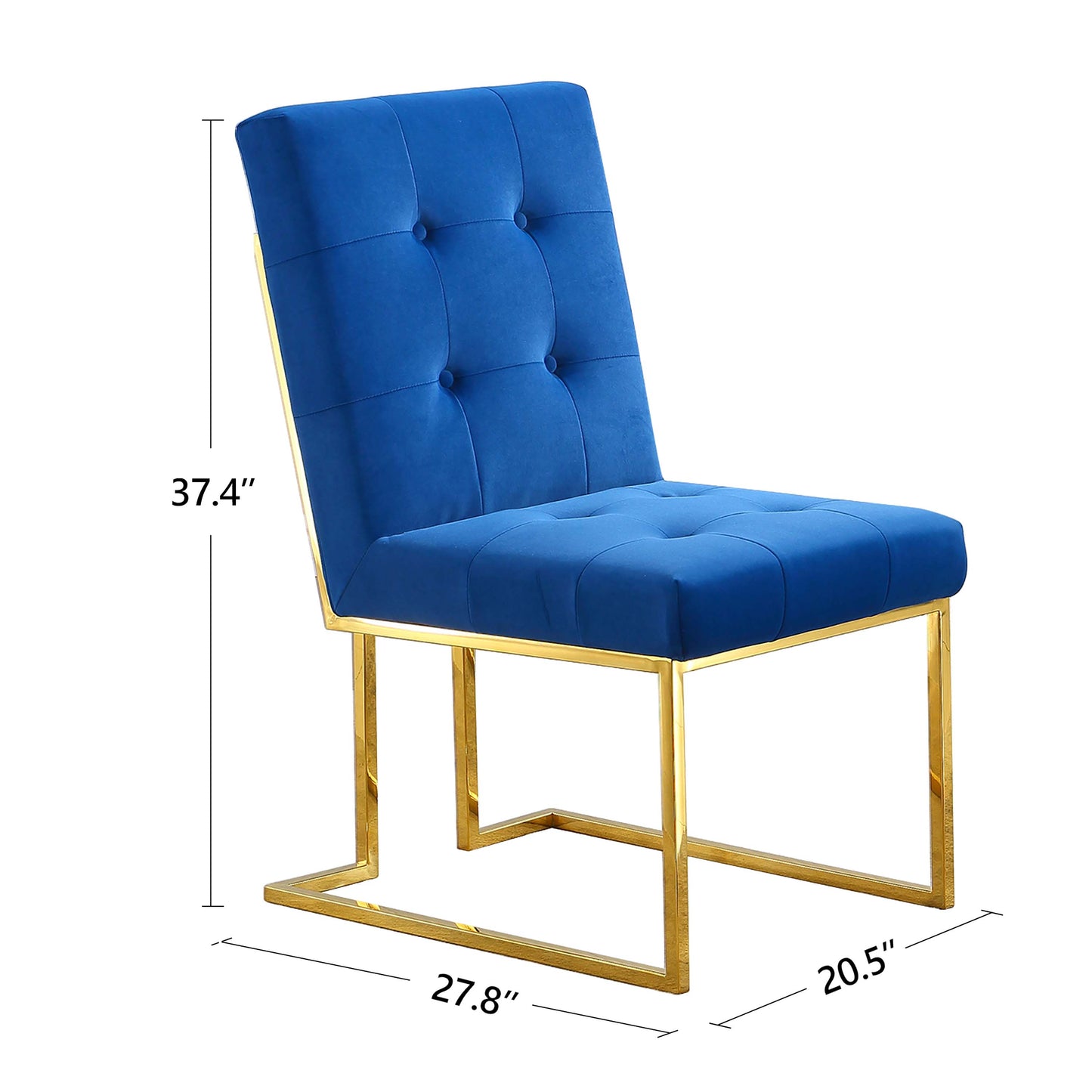 DCK69 Set of 2 Velvet Dining Chair