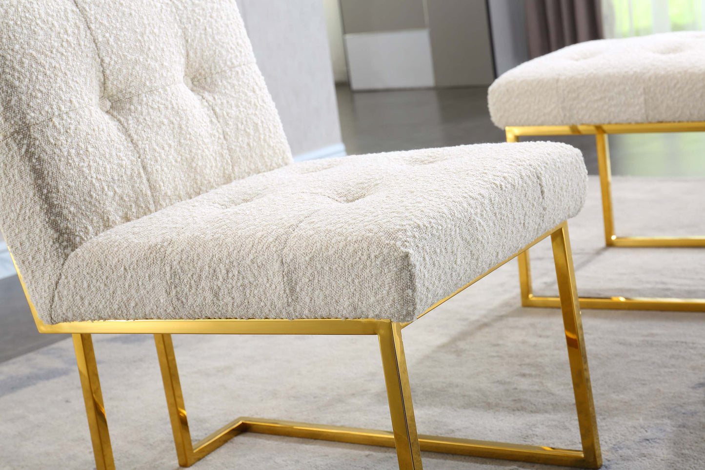 DCK69 Set of 2 Velvet Dining Chair