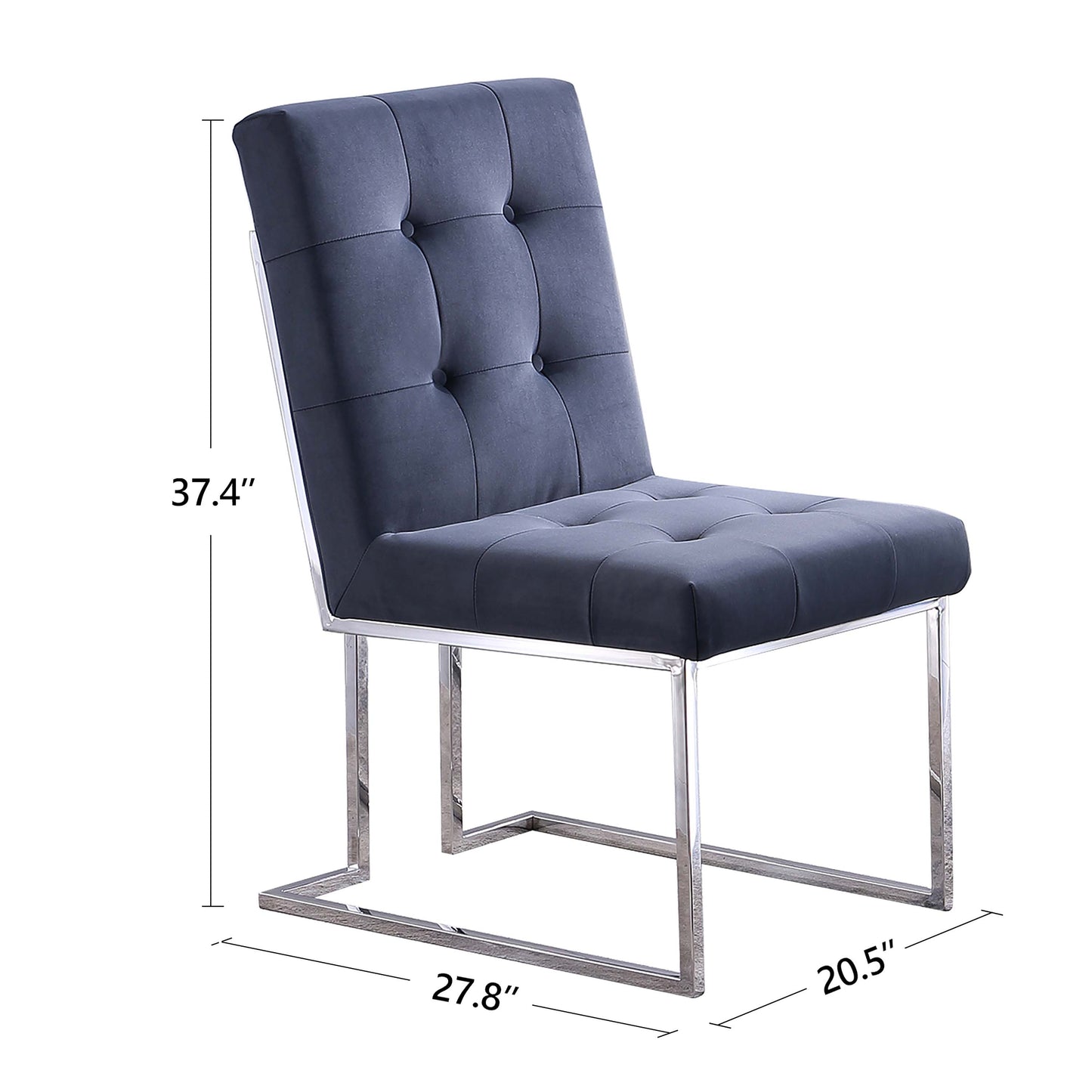 DCK69 Set of 2 Velvet Dining Chair