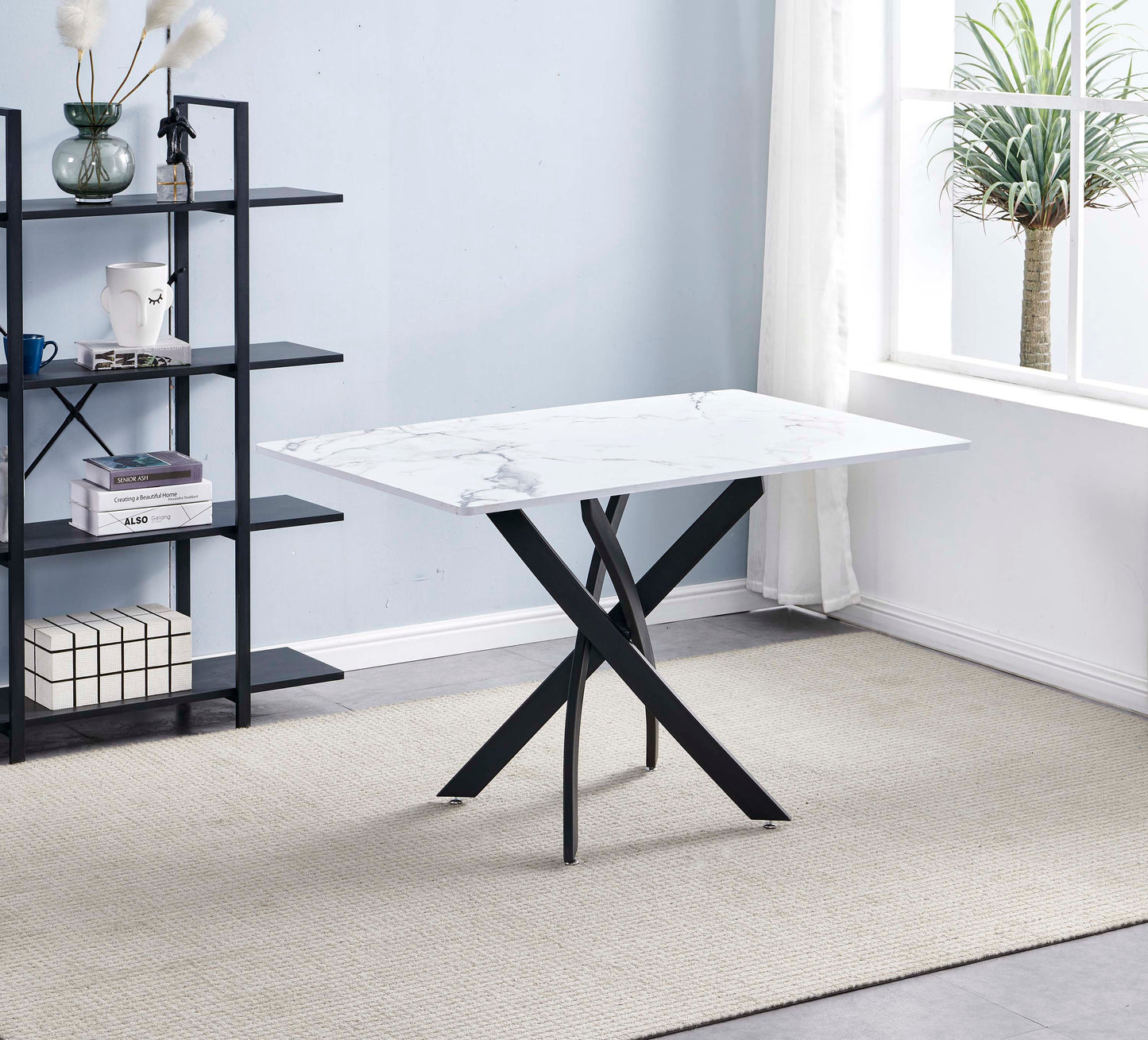 DT8120/DT8160/DT8200 Dining Table with Multiple Options of Table Top