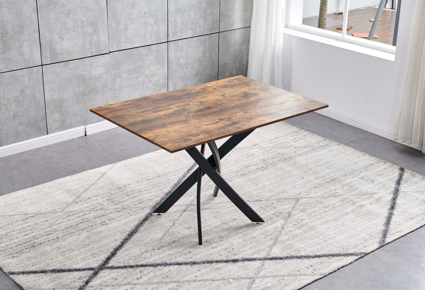 DT8120/DT8160/DT8200 Dining Table with Multiple Options of Table Top