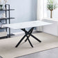 DT8120/DT8160/DT8200 Dining Table with Multiple Options of Table Top