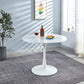 DT90 Printed Marble/ Metal Top Dining Table