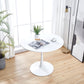 DT90 Printed Marble/ Metal Top Dining Table