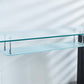 JD2 Modern Console Table with Tempered Glass